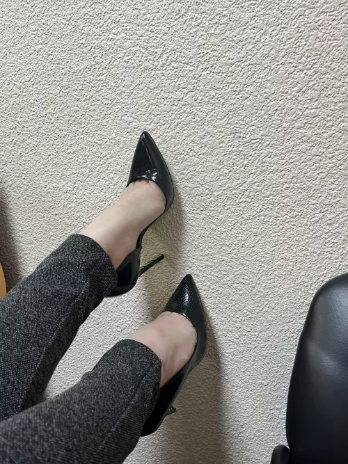 Hardly working. by CanadianStilettoBabe