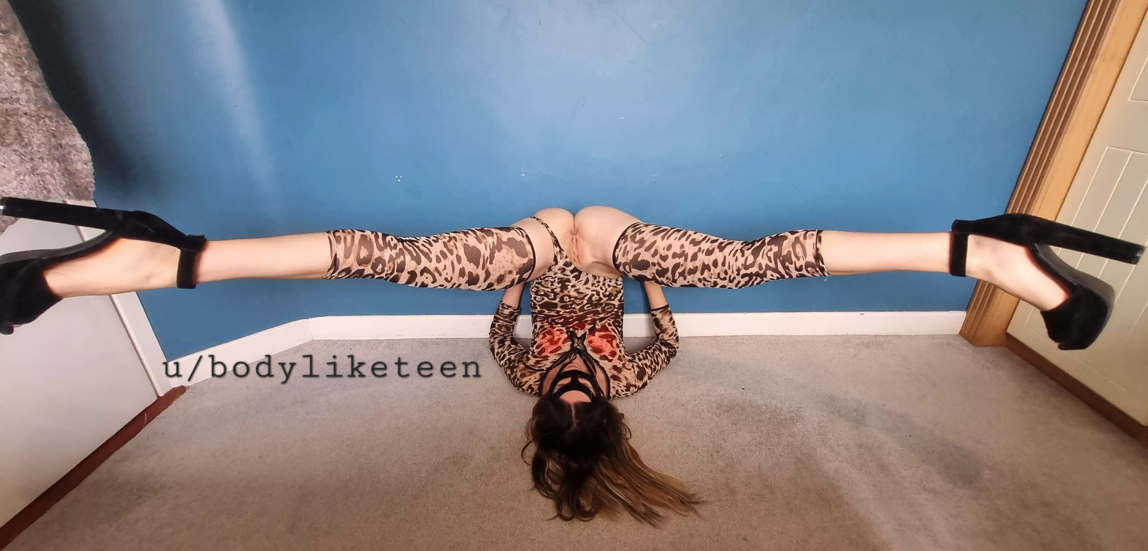 Is the most spreadagle you've ever seen? :D posted by bodyliketeen