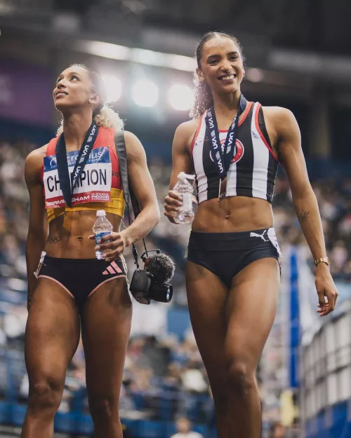 Laviai and Lina Nielsen - British 400m Runners by shesaveloce