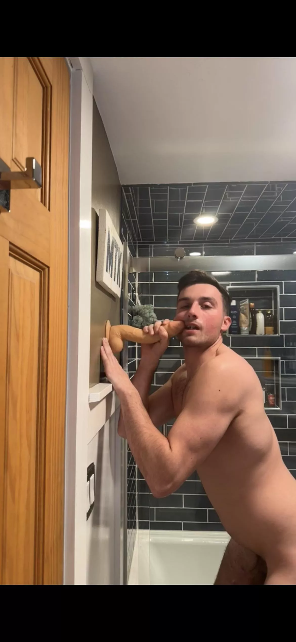 My eager slut loves sucking his dildo for me posted by VerseFreak28