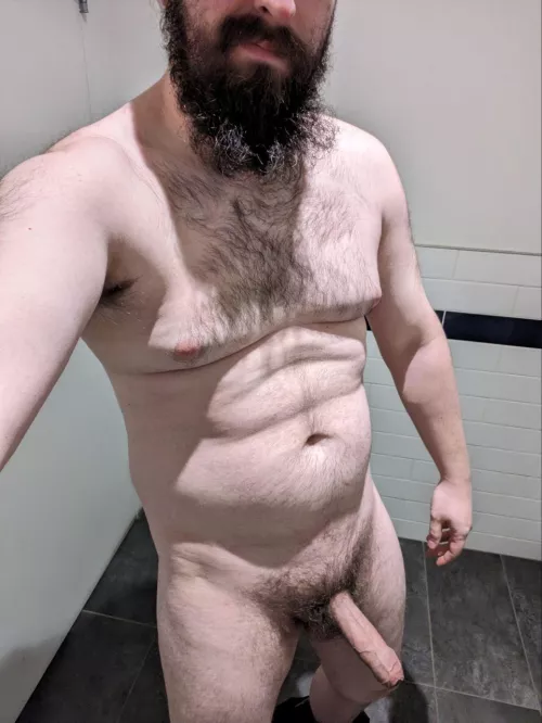 Naked again at work by Brilliant-Impress-92