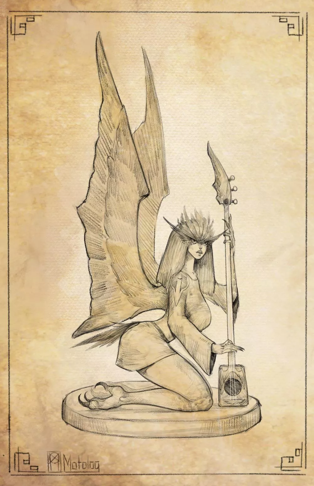 [OC] Harpy posted by Njarla