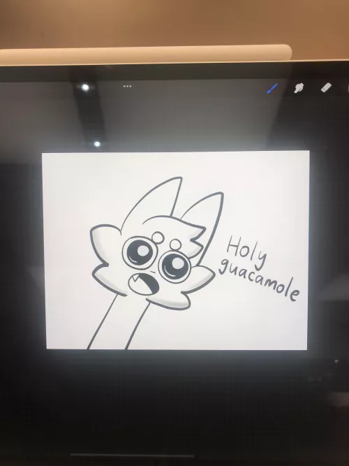 Terrorizing the Apple Store with furry art by SilvertheKitsune