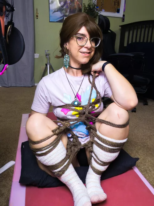 This weird supportive ball tie I did  by SummaryExecutions