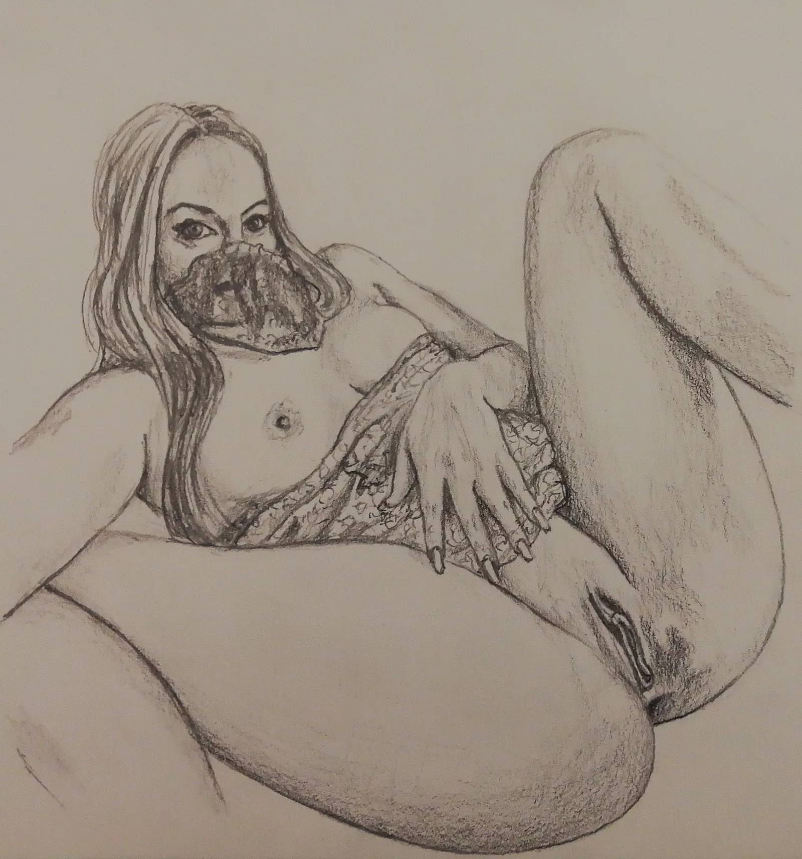 Veiled Nude by Jimmy posted by Jimmys_Paintings