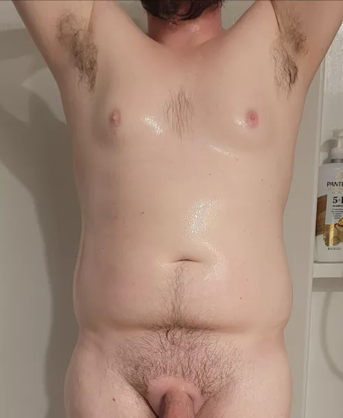 A hot shower is always a nice way to start the day. by DaddyVetBod92