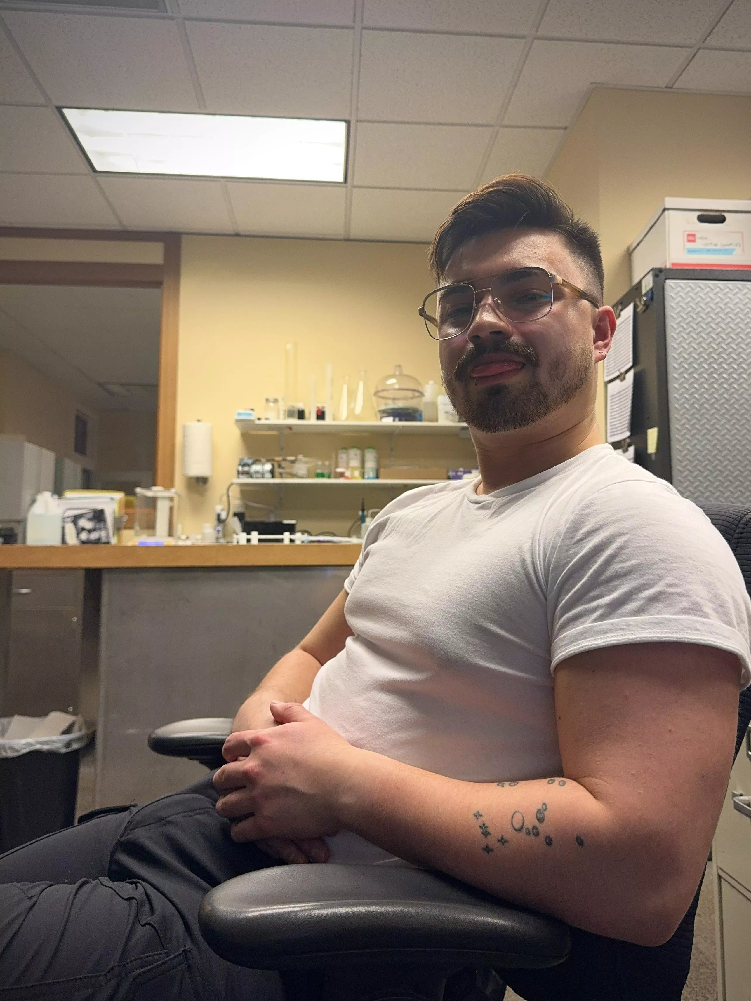 Alone at work posted by DadOfPlants