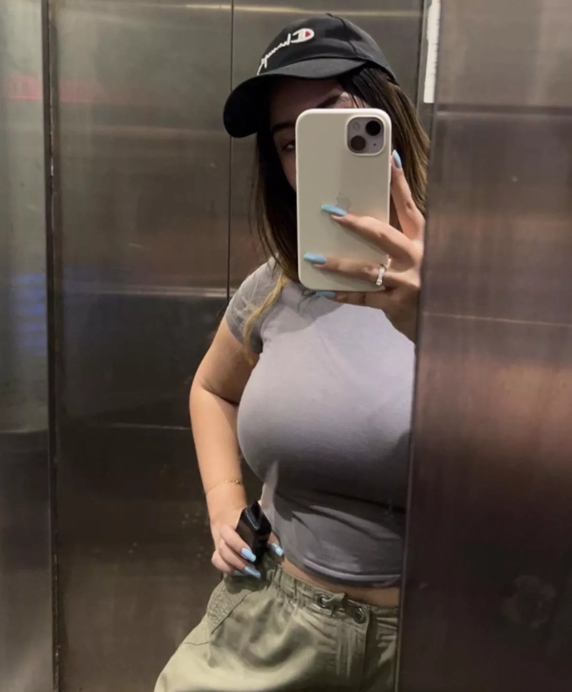 Busty in grey posted by anonymous123456_