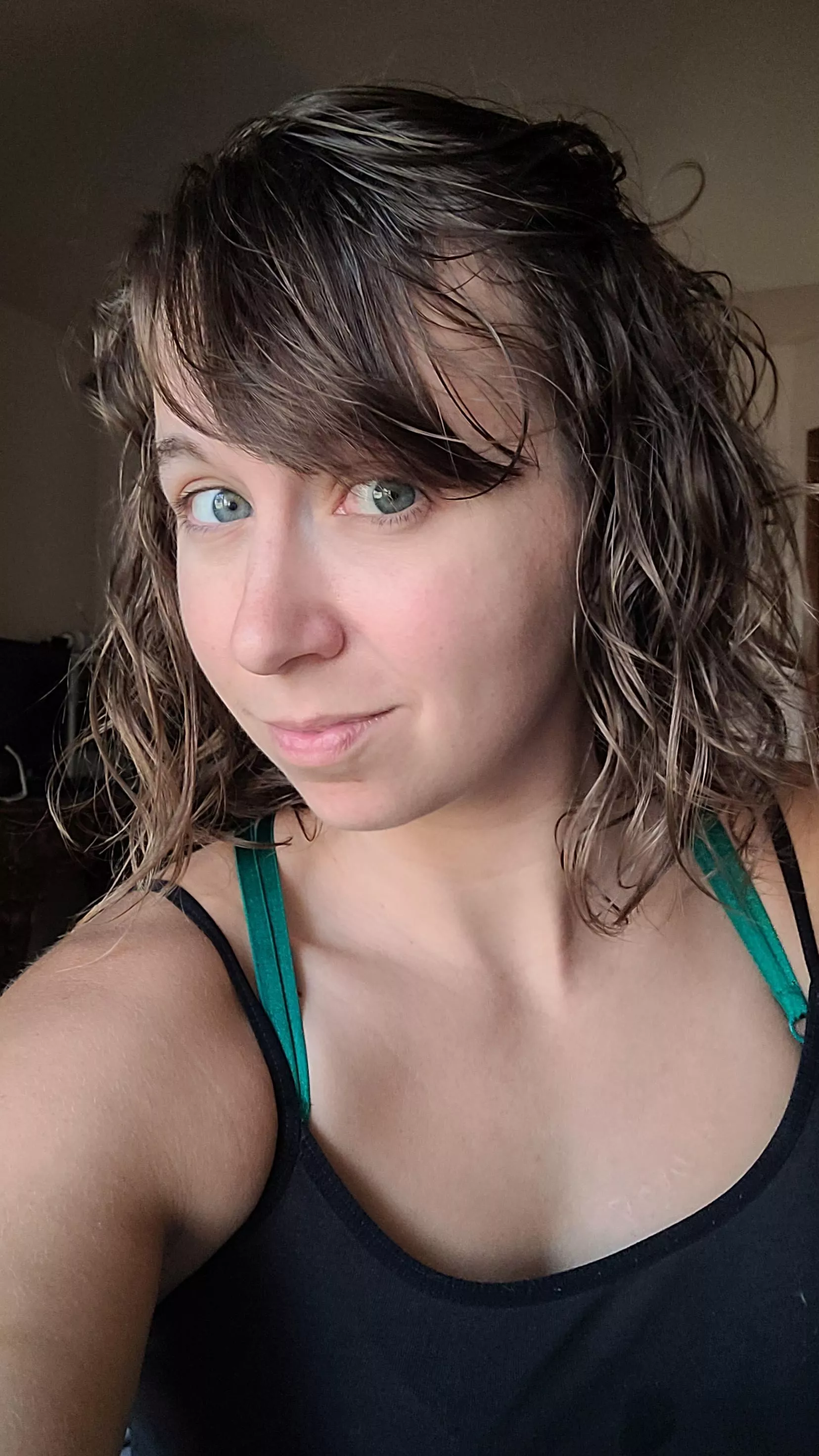 Curly hair, don't care, feeling like a princess posted by HopeHotwife