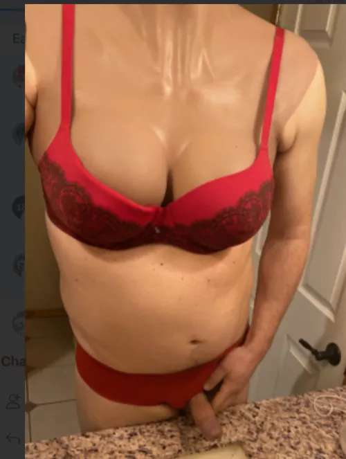 Do you like big titties in red? by AlissaWhiteWolfe