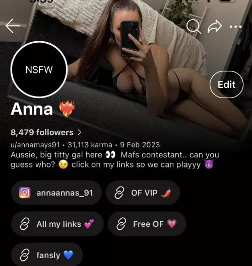 Follow me for the good stuff @annaannas_91 by annamays91