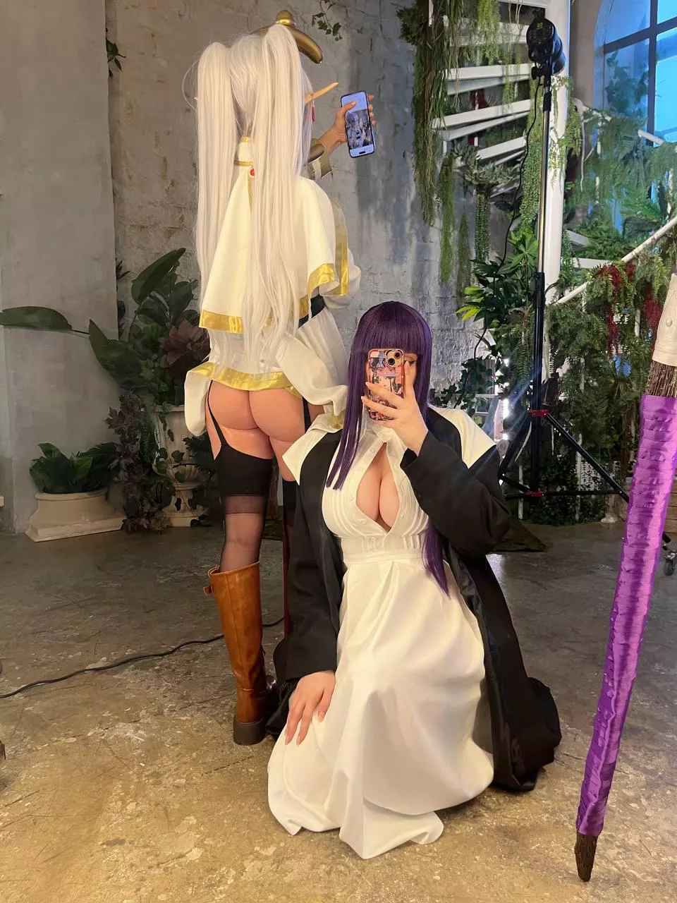 Frieren and Fern cosplay by Caterpillar Shadory posted by Shadory-cospay