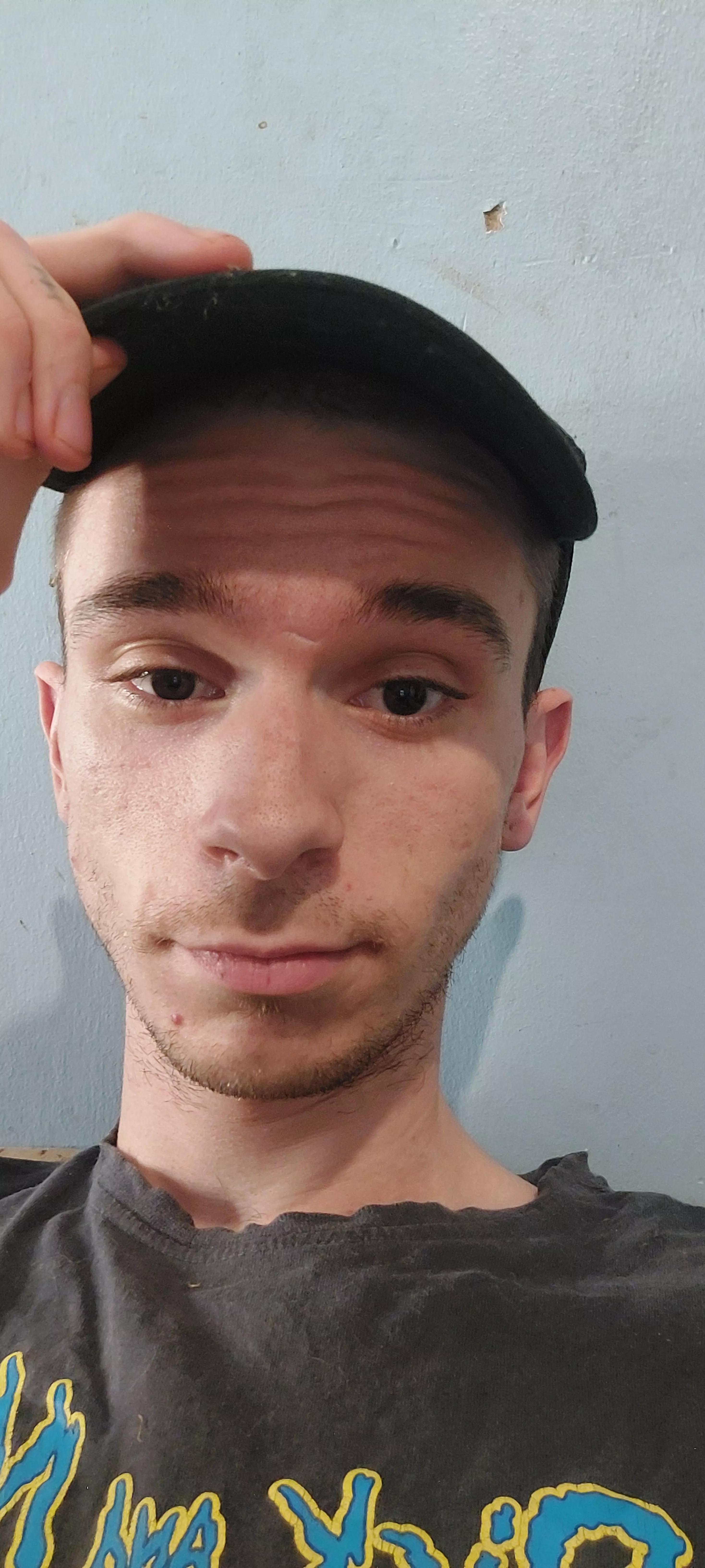 Having to wear a hat cause the buzz cut just ain't it posted by Acrobatic-Bake2084