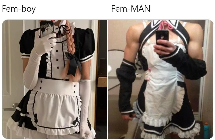 Hey, subs, you're not too feminine or too masculine to be a bby, hope this helps! by DeadlyWanderer
