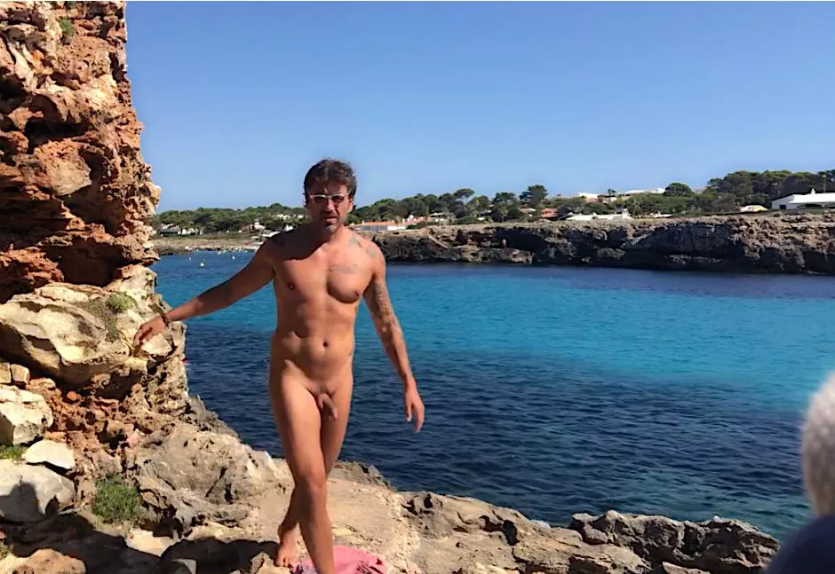 Lovely Cove in Menorca Frequented by Nudists  posted by ulixeshaus