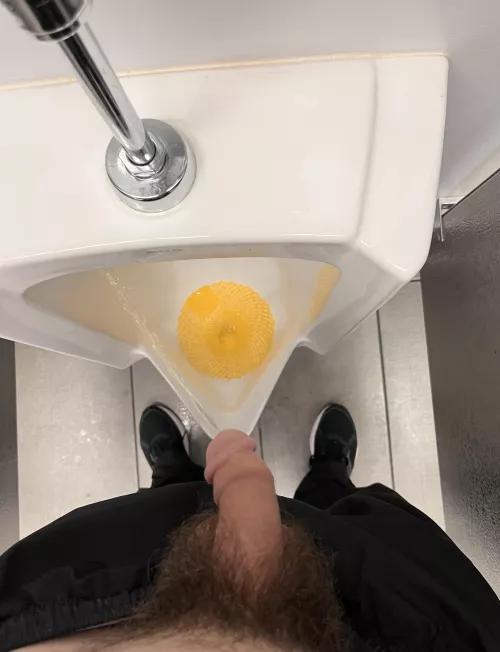 Mall Urinal Piss by mfboi2044
