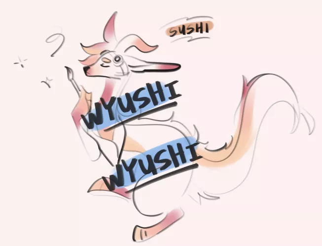 my sona SUSHI (art by me) by wyushi