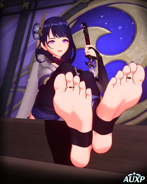 Raiden Shogun (Genshin Impact) [Artist: AUXP] by ComaOfSouls