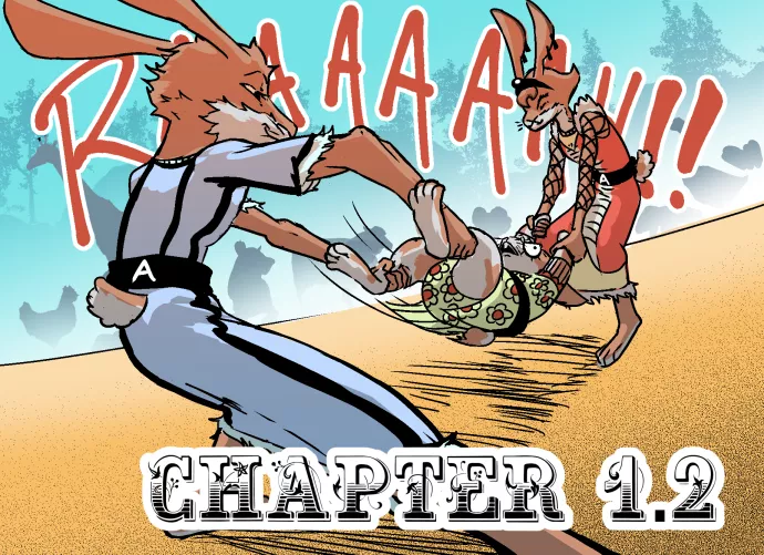 Sibling Rivalry (art by me) by TheMasonimous