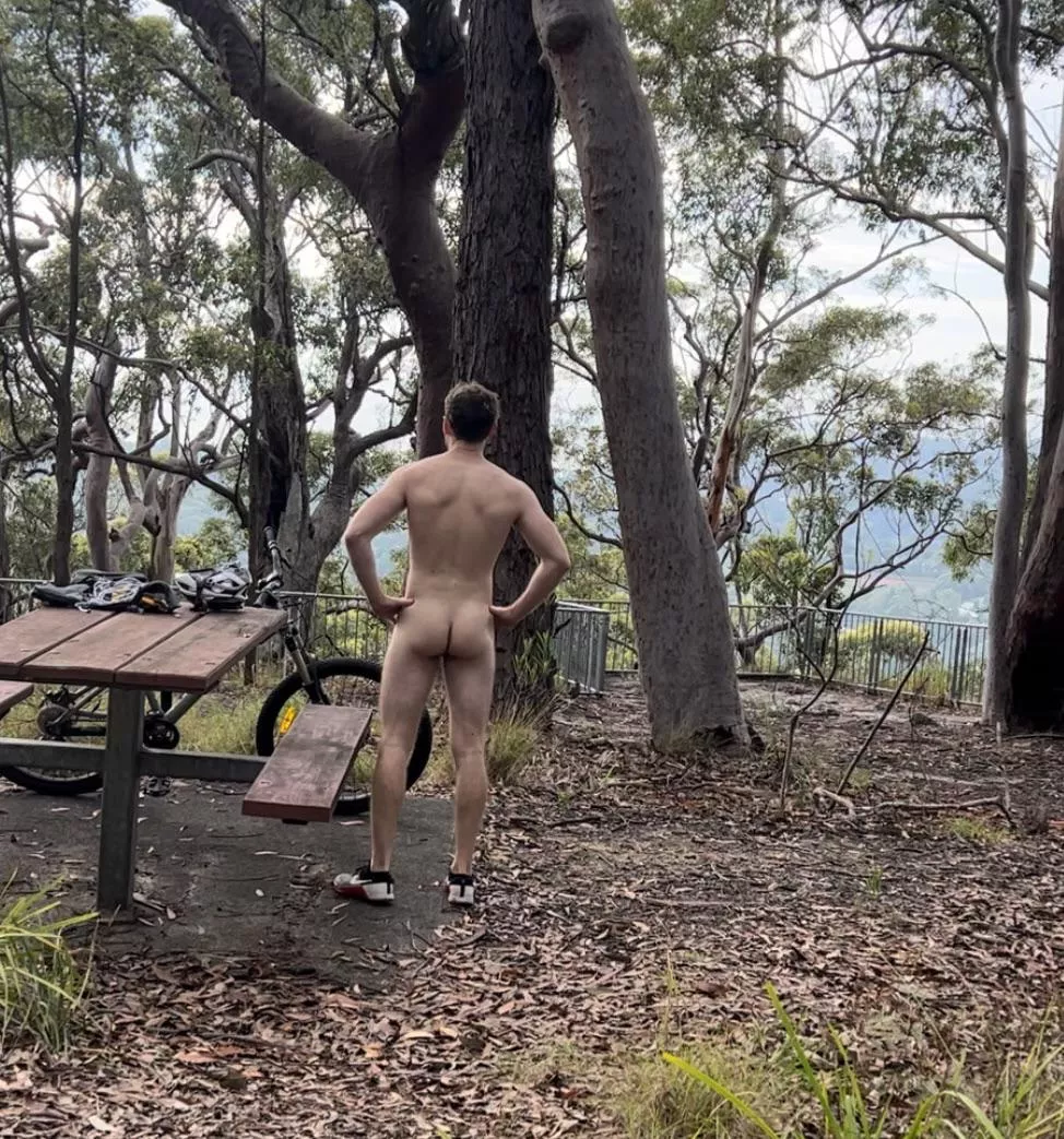 Stopping for a break on a ride posted by freeinpublic_7932