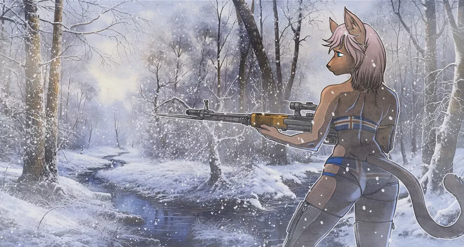 They don't get cold so (Ashpond OC) by Ashpond2020