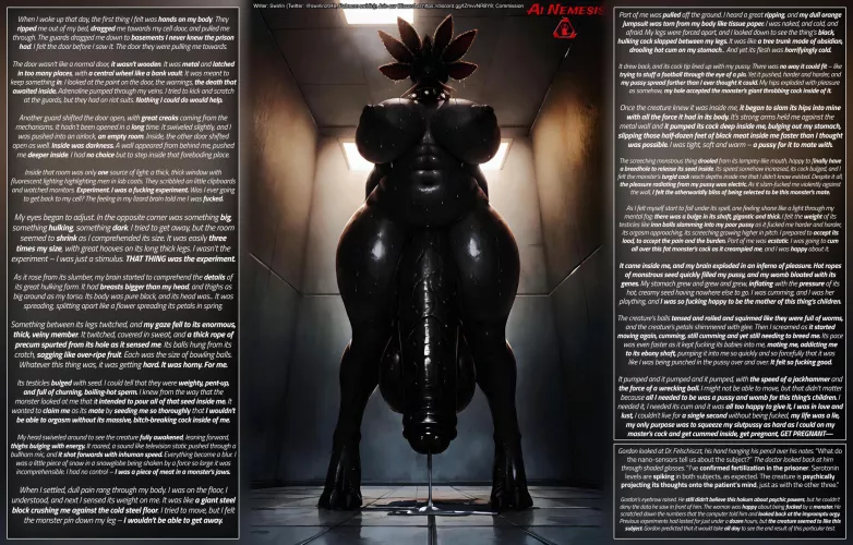 Thrown in a Room with a Horny Demogorgon [Commission] [Futa] [Female Viewer] [Noncon] [Impregnation] [Monster] by swirlin2048