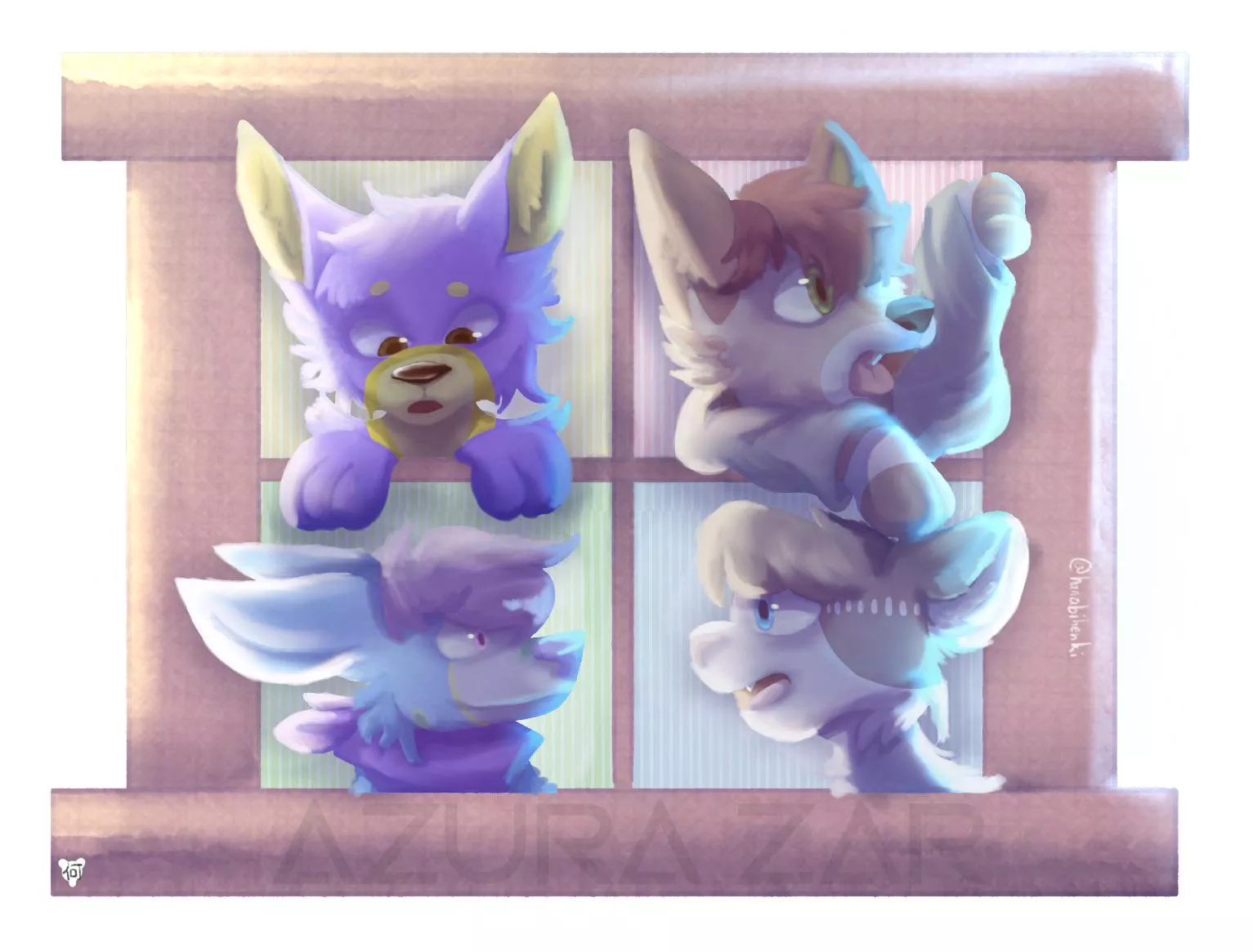 What got you into the furry fandom? (Art by me, characters by CarlCrimes66 on DA) posted by Raydrawsx