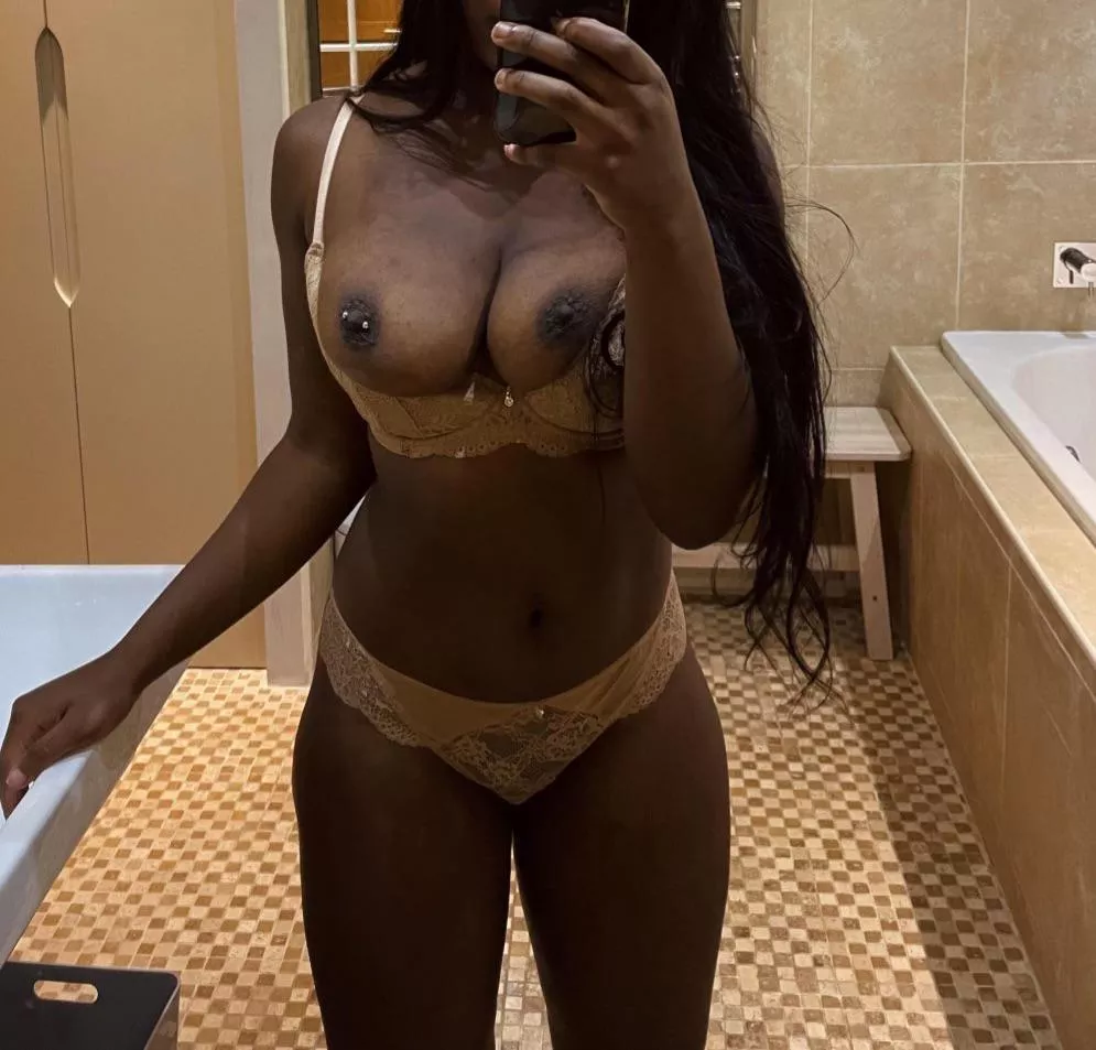 Wrapped in lingerie :) posted by YourAfricanDelight