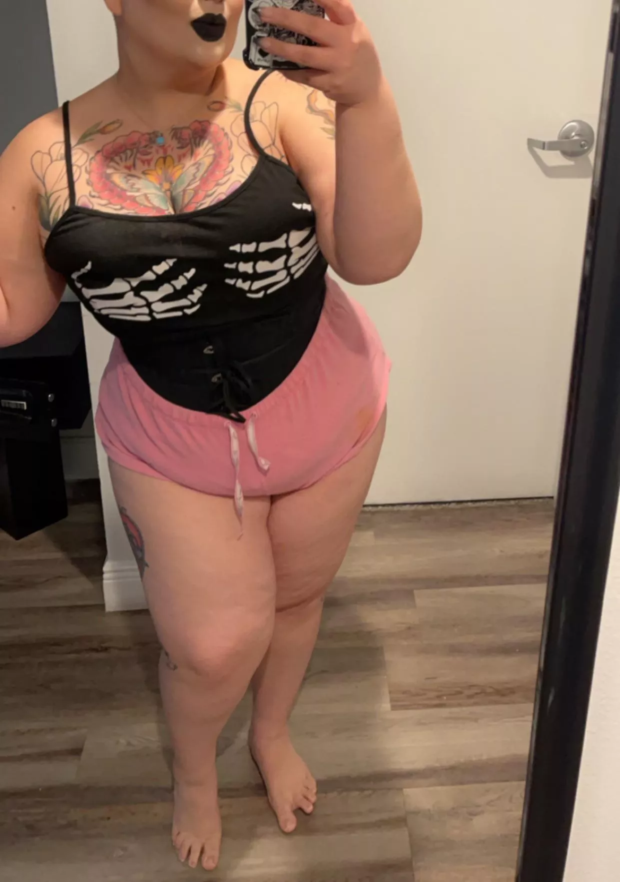 All laced up under my pjs posted by littlebeanthatcould