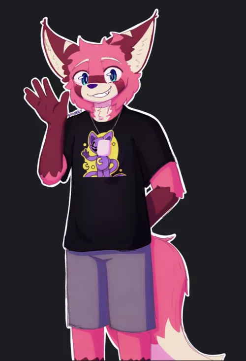 Art of my fursona!  by Spookaly