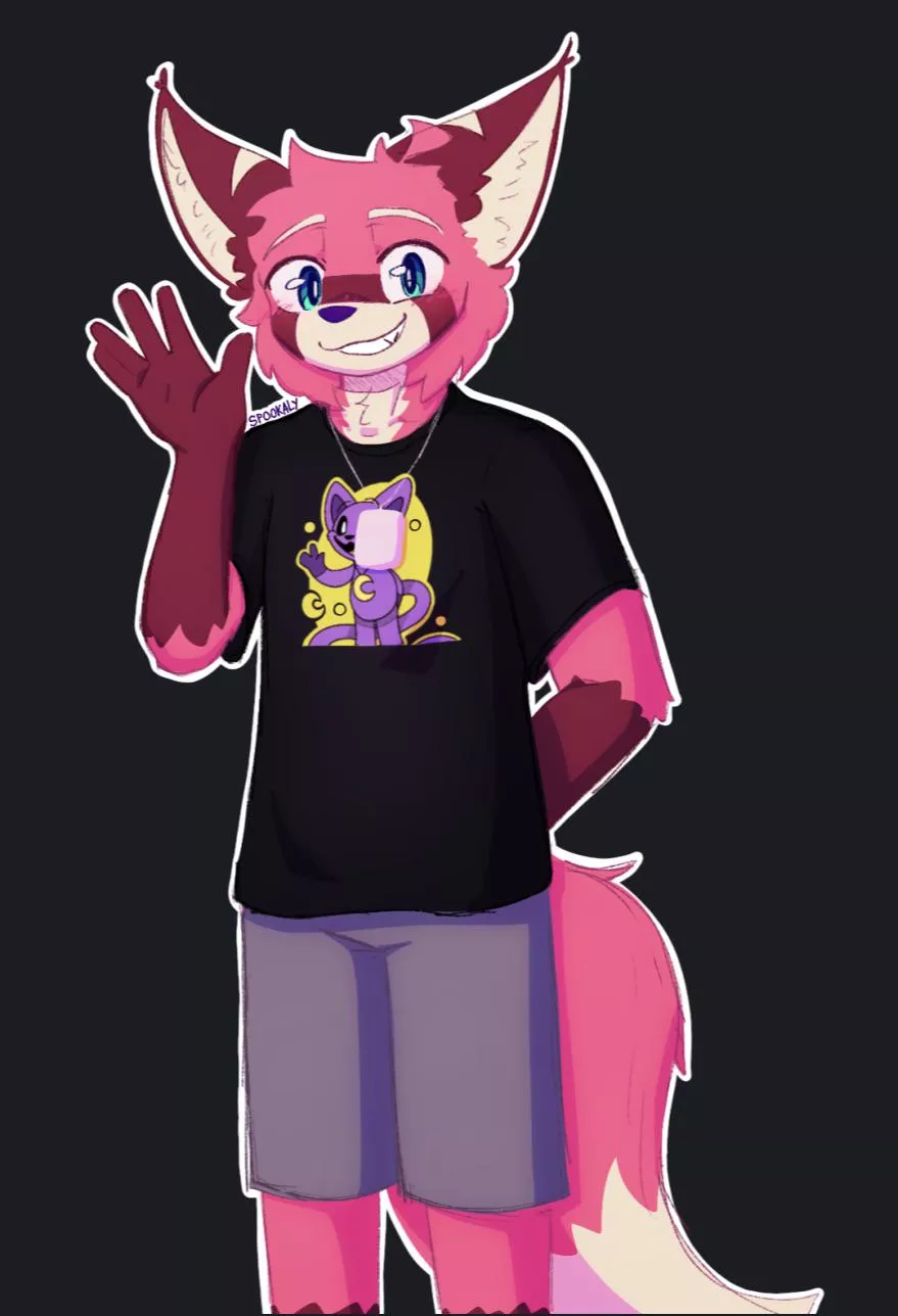 Art of my fursona!  posted by Spookaly