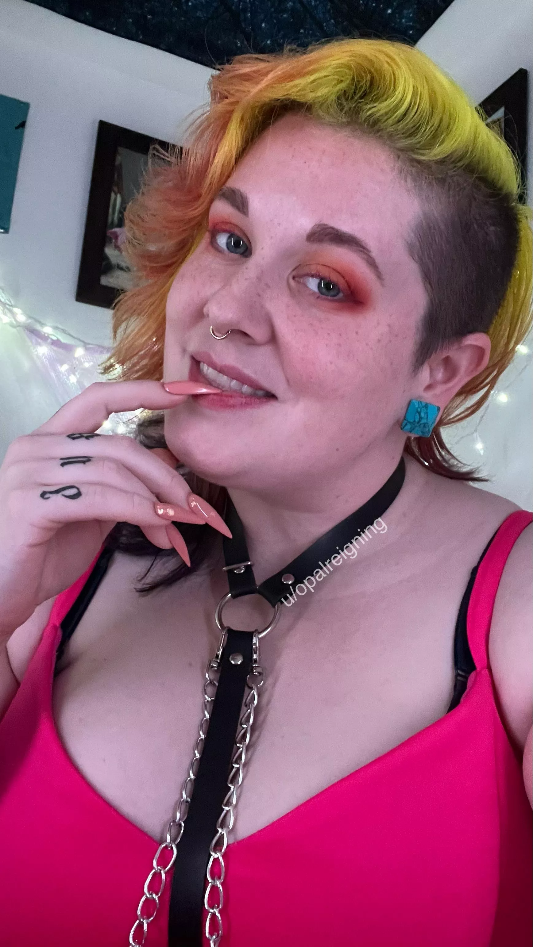 Do the earrings bring out my eyes? posted by OpalReigning