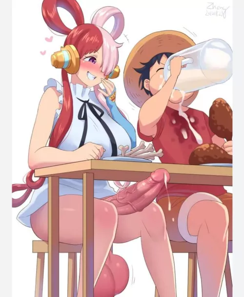 Futa milk for luffy (zheng) (one piece)  by BBWOBSESSION82