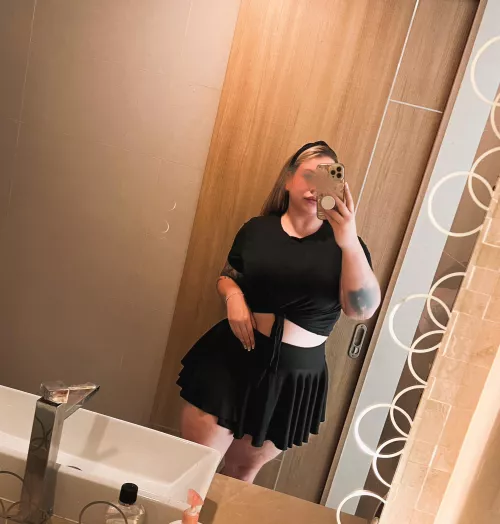 I love wearing cute little skirts to show off my big ass. (@Ava.rose.xo) [onlyfans] by CurvyAvaRose