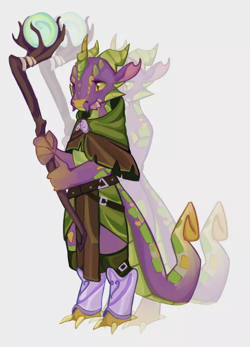 kobold inspired by spike! (art by me) by Ana_Ori