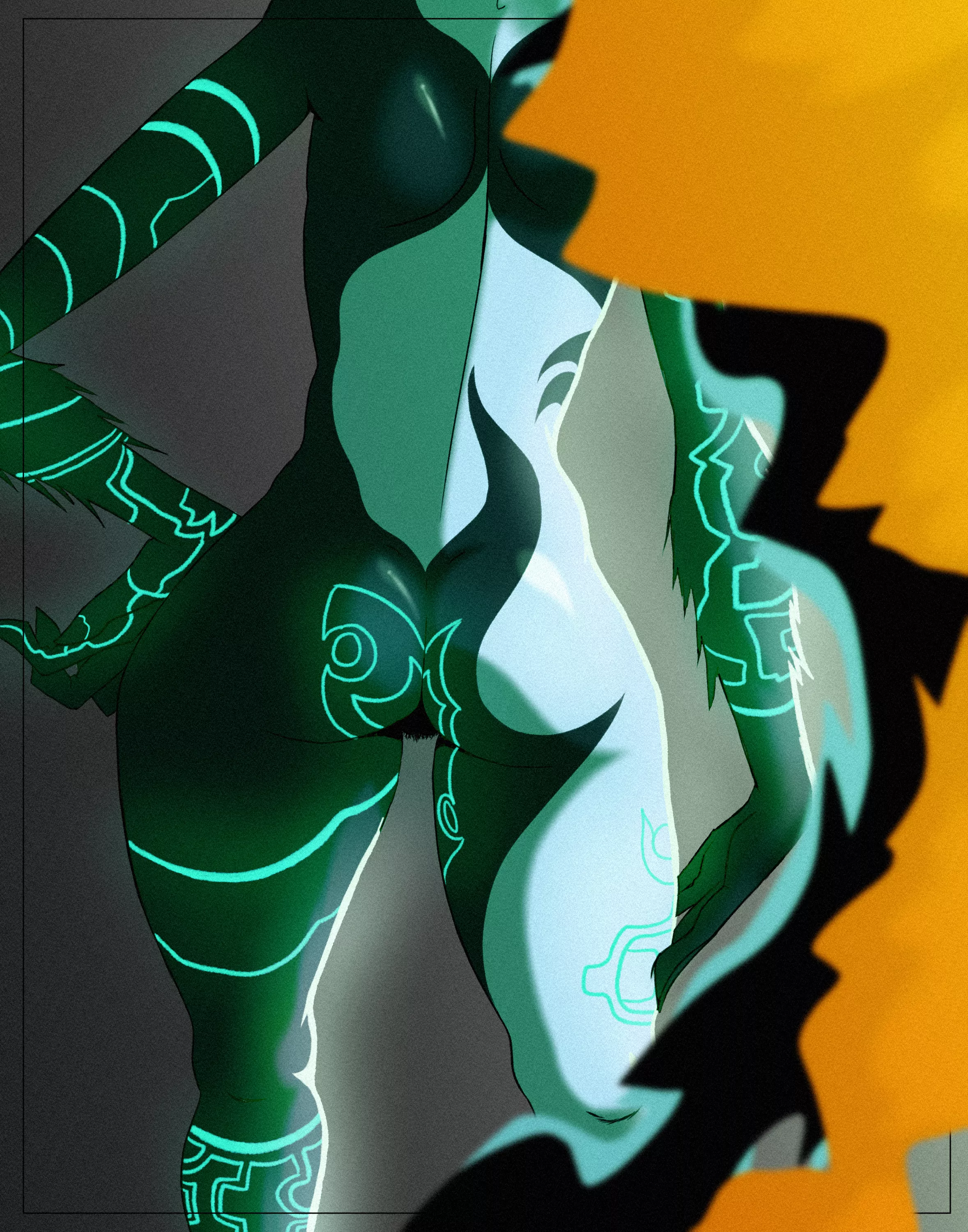 Midna Cheeks (art by Darkesperart) posted by Darkesperart