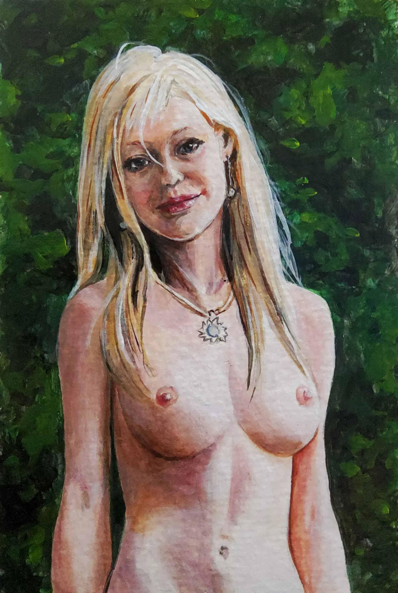 Naked in the Woods by Jimmy posted by Jimmys_Paintings
