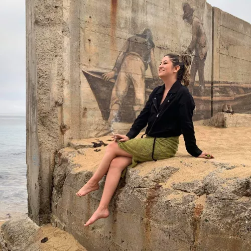 smoking a j at the beach makes me happier than anything by chloe_james151