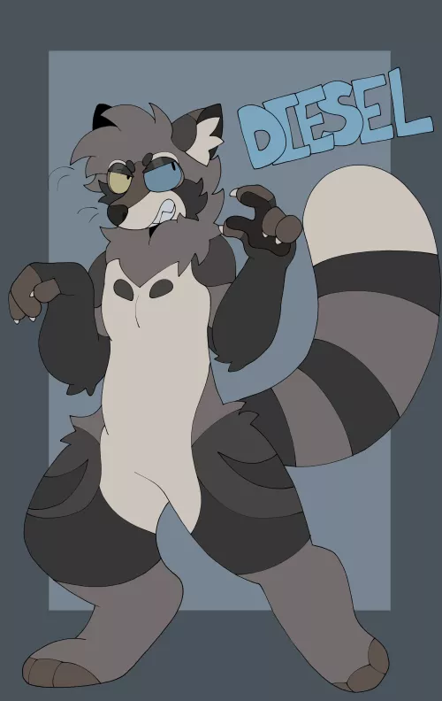 viper's brother, diesel! (my art) by felonygoat