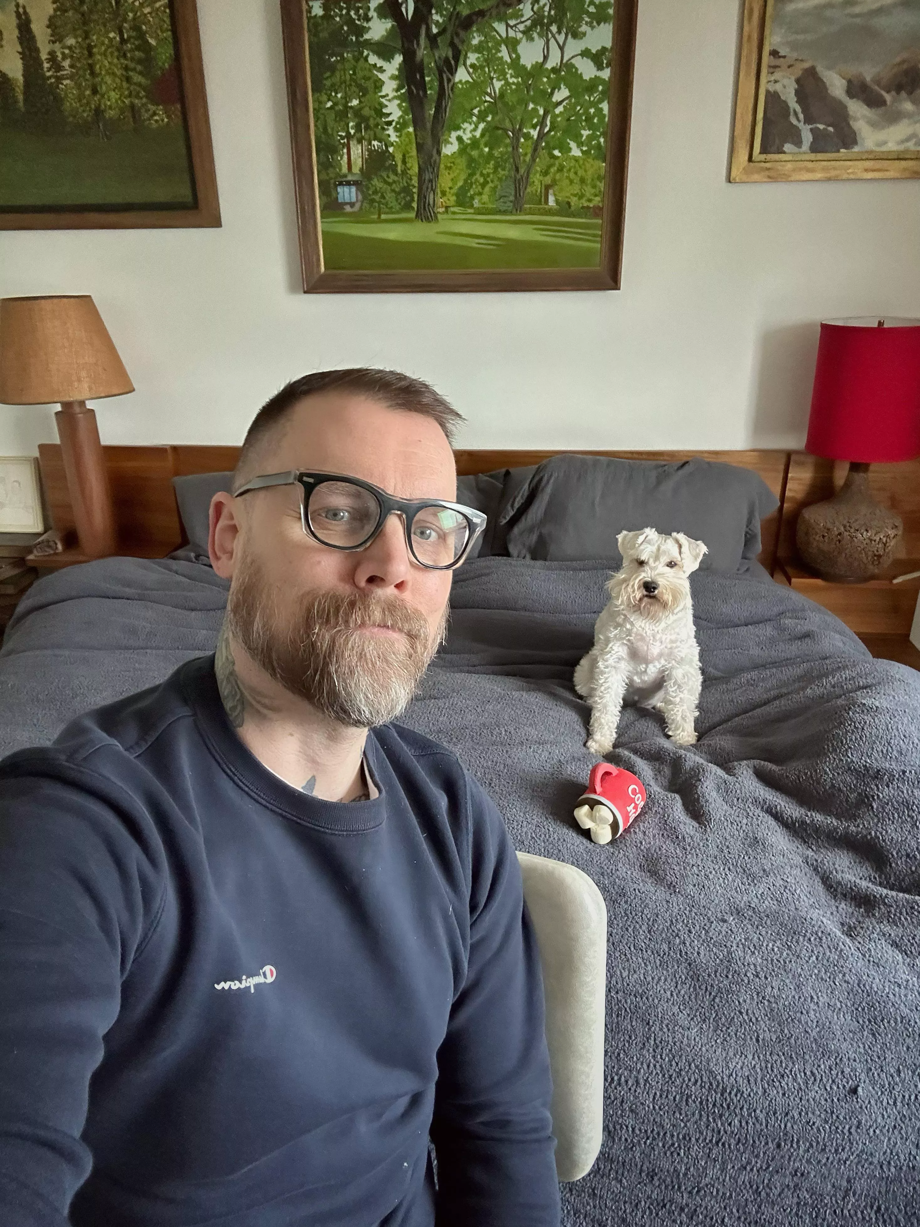 Wfh day with this one (54) posted by deepandarkblueocean