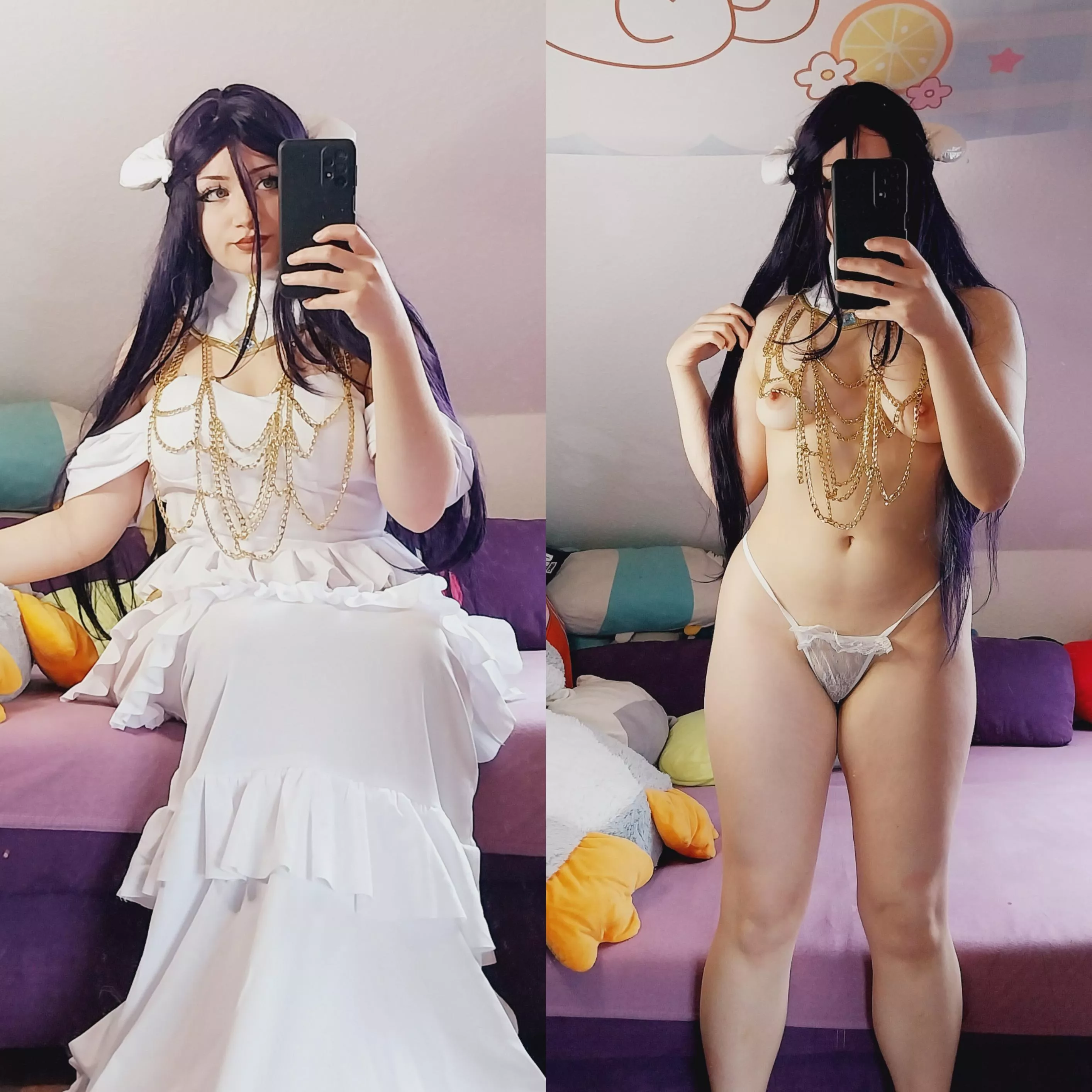 Albedo from overlord by lulu posted by lulu-miin