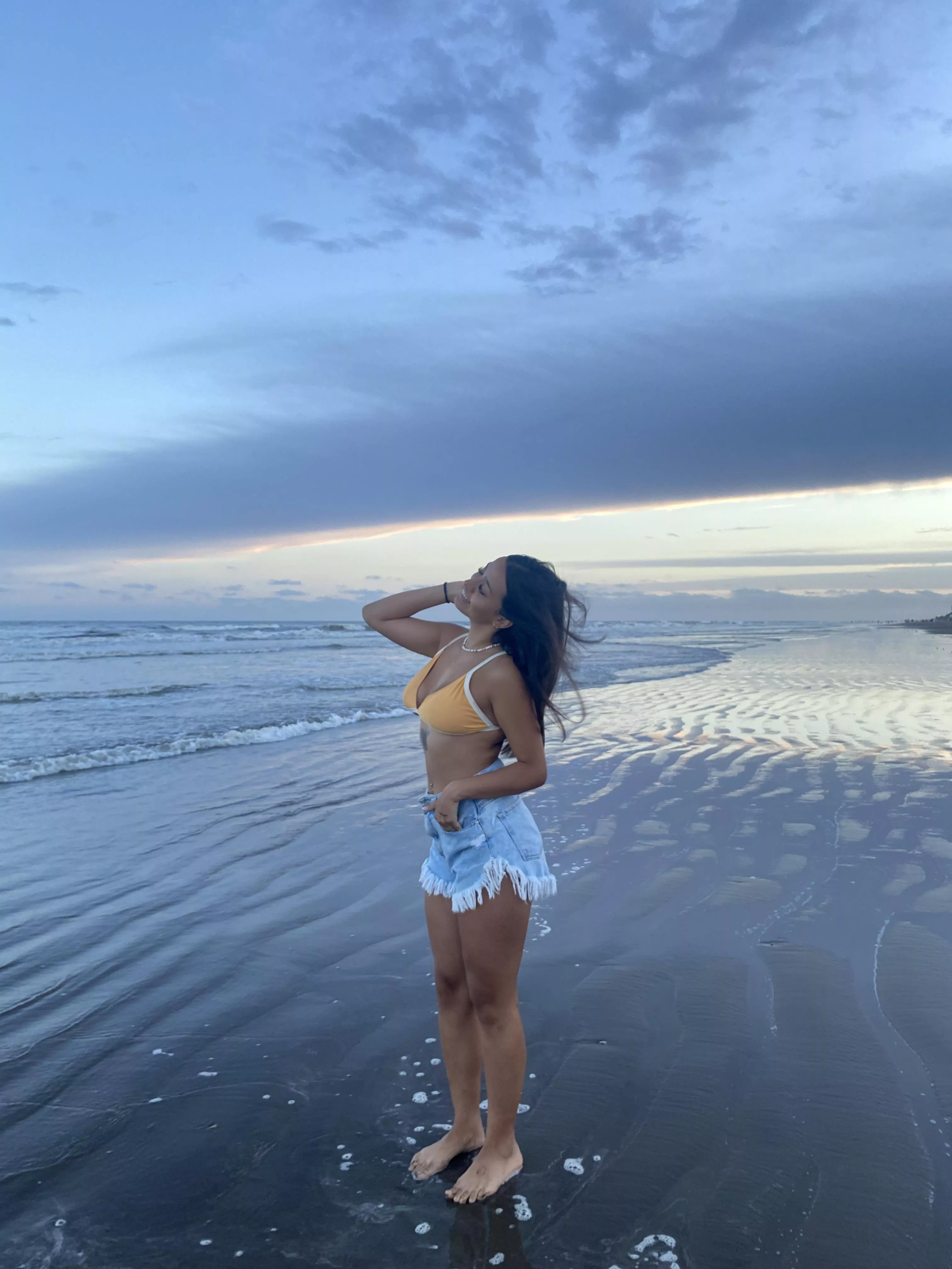 Even a cloudy day is a good day at the beach! posted by icecreamdawn