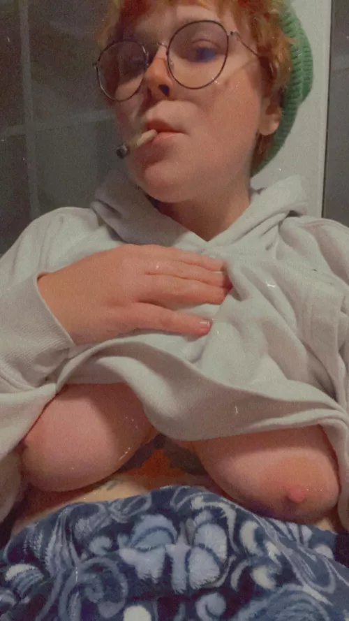 [F] finishing off my pre-roll at night by Autism_Depot