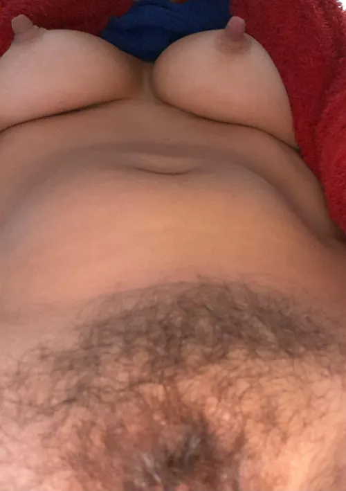 Fluffy and wet, hard and erect nipples. My whole body is hot by Agustina_27