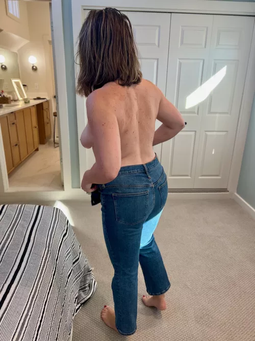 I always go commando in jeans [F43] by ChubbyYogaMom