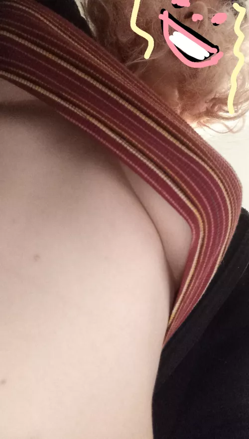 Lol so you like my drawing or my up ~ blouse better ?  by fetfeetmeow