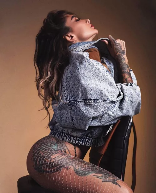 Look at the drawings on my body...honey by Match_Medium257