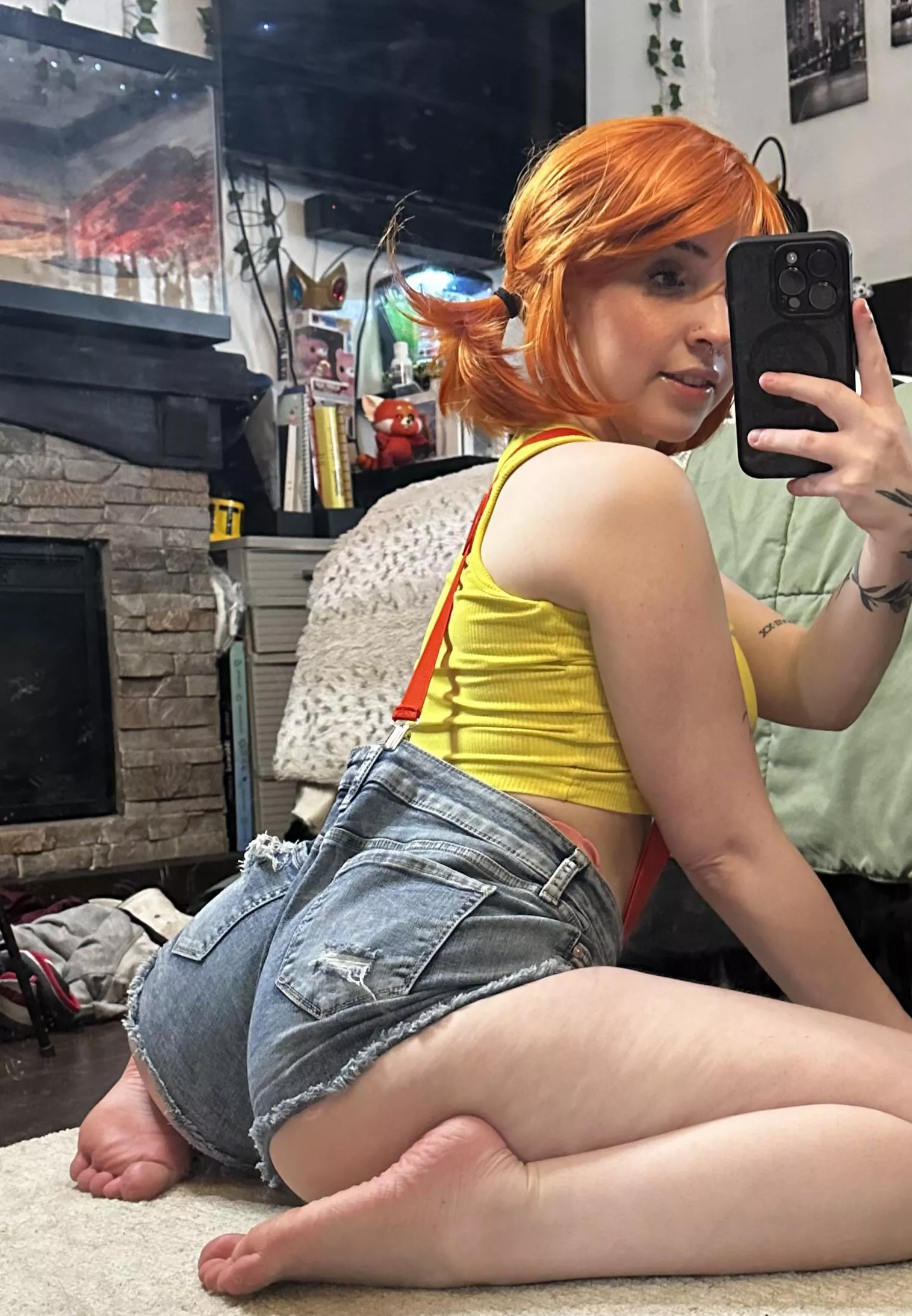 misty’s permanent shorts wedgieee ✨ posted by Its_YouKittenMe