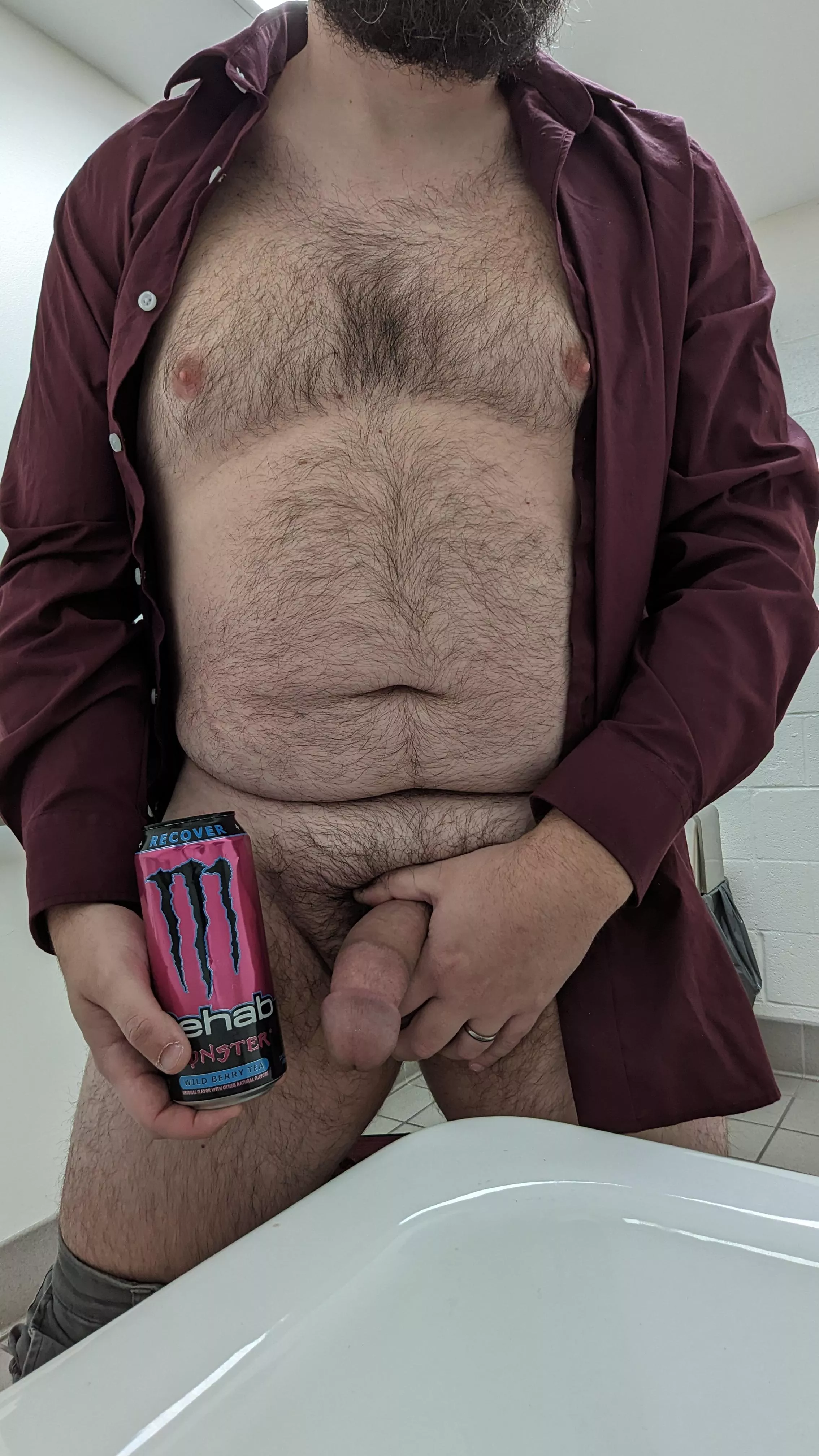 Plenty of room for two in the office bathroom. 😈 posted by perffriendlystranger