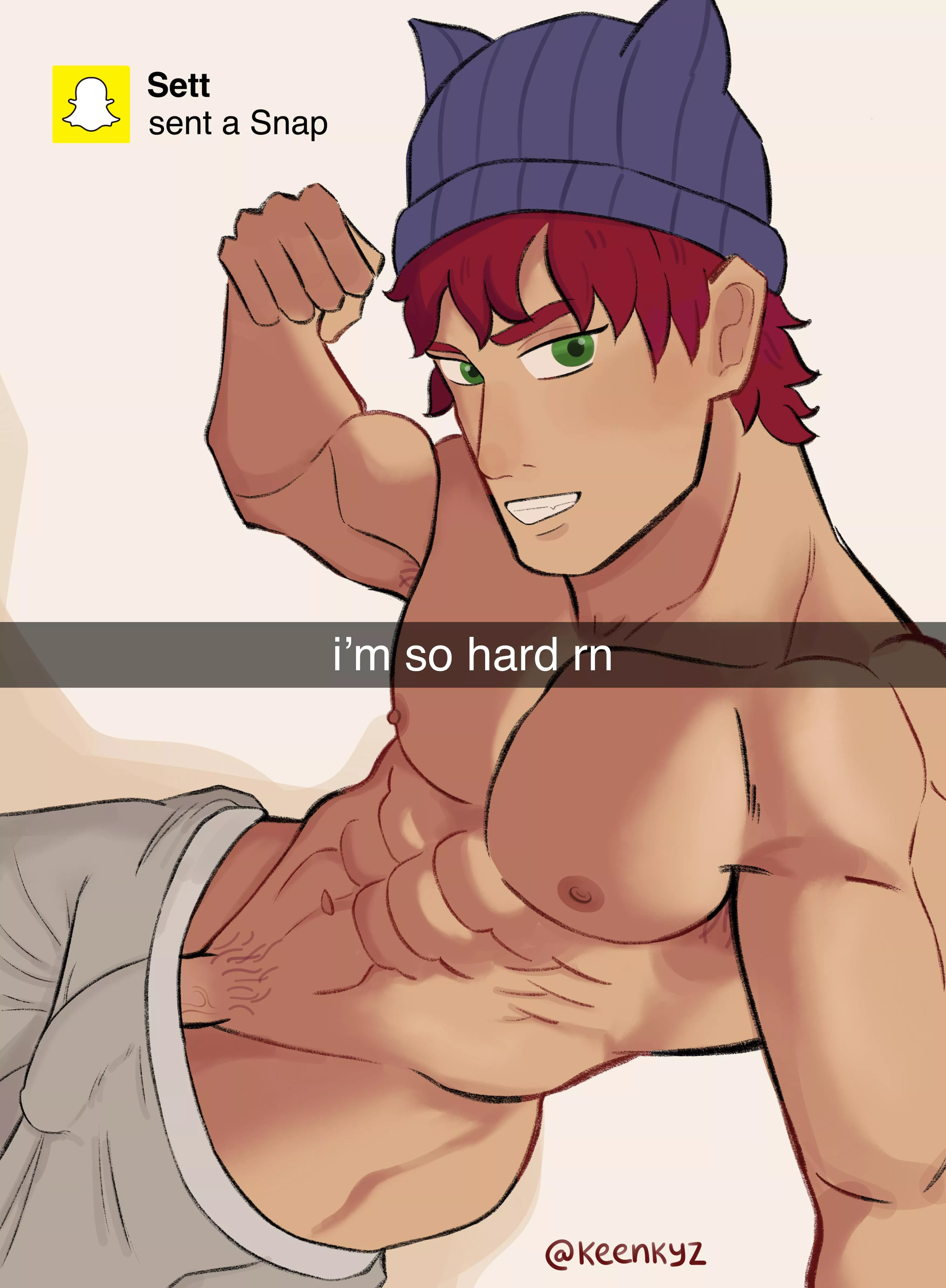 Sett sent you a snap, what you you do? (my art/@keenkyz) posted by rossequartz